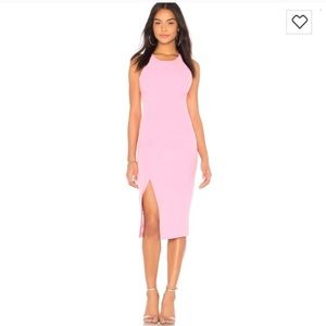 Bardot Pink Midi Dress